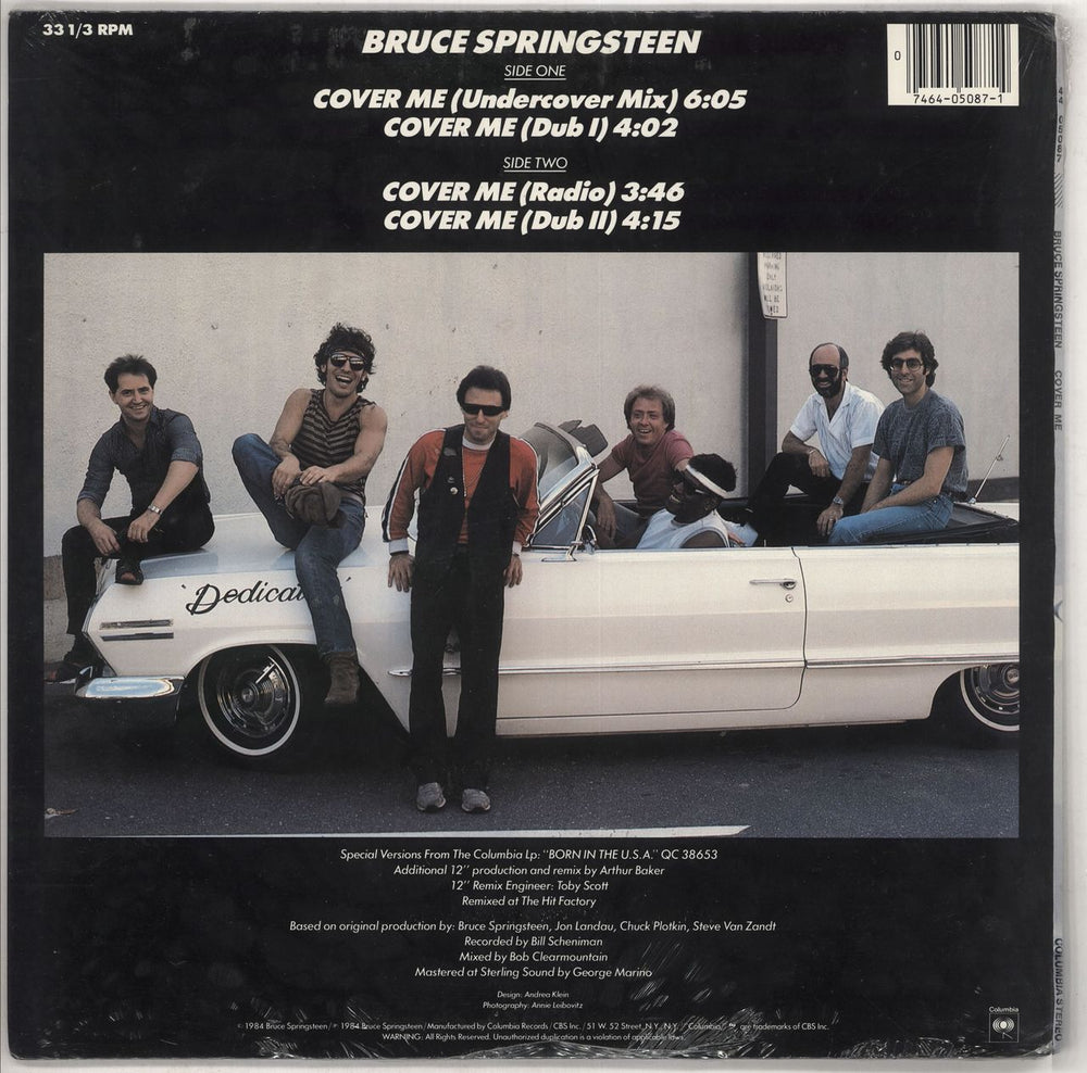 Bruce Springsteen Cover Me - Sealed US 12" vinyl single (12 inch record / Maxi-single)