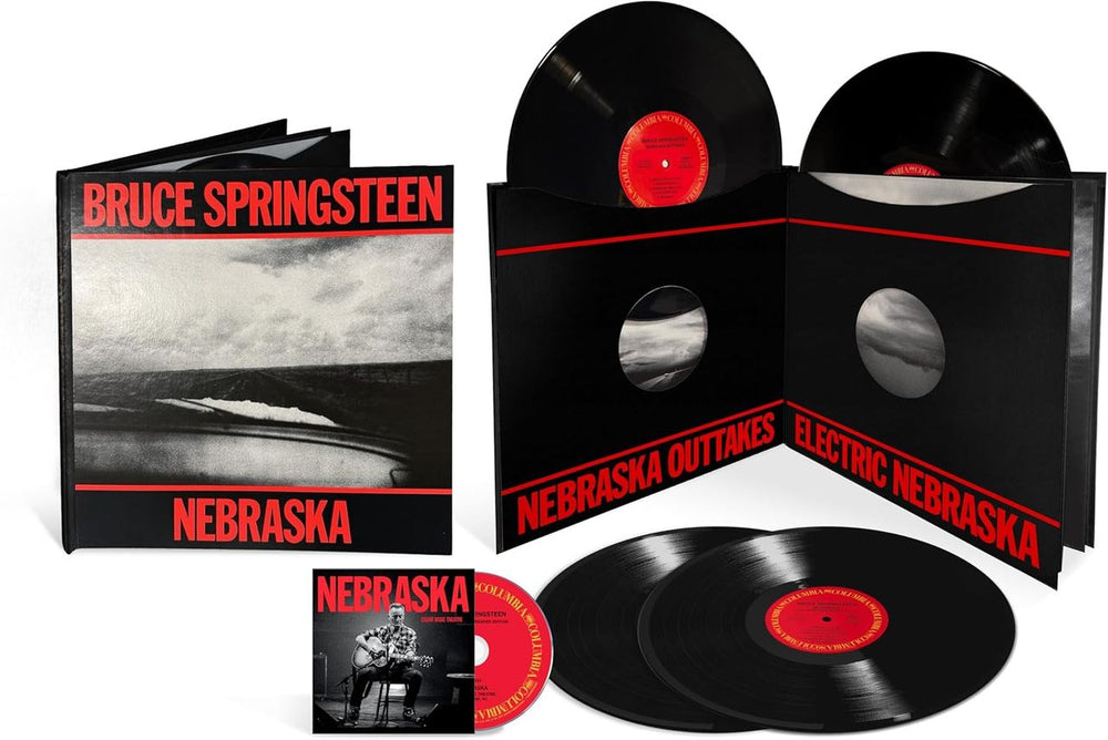 Bruce Springsteen Nebraska '82: Expanded Edition - 4LP + Blu-Ray - Hardbook Package - Sealed UK Vinyl Box Set 19802887551