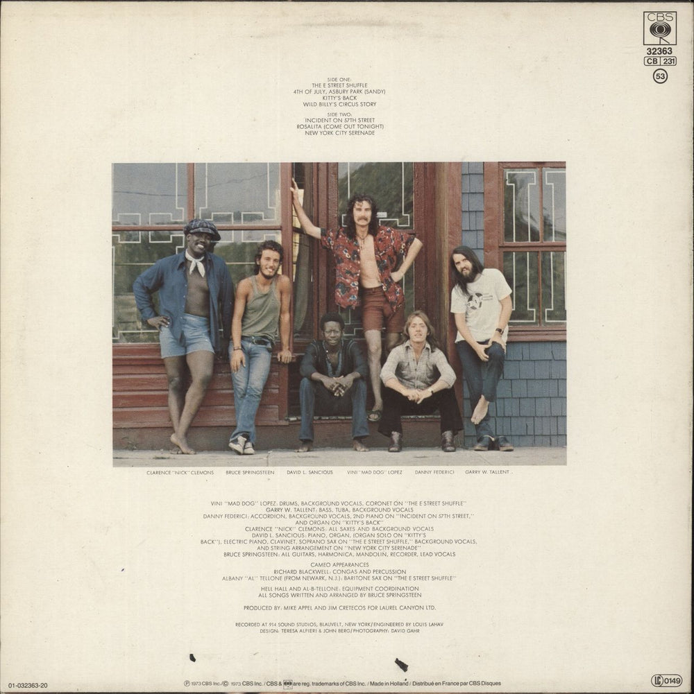 Bruce Springsteen The Wild, The Innocent - Red Label UK vinyl LP album (LP record)