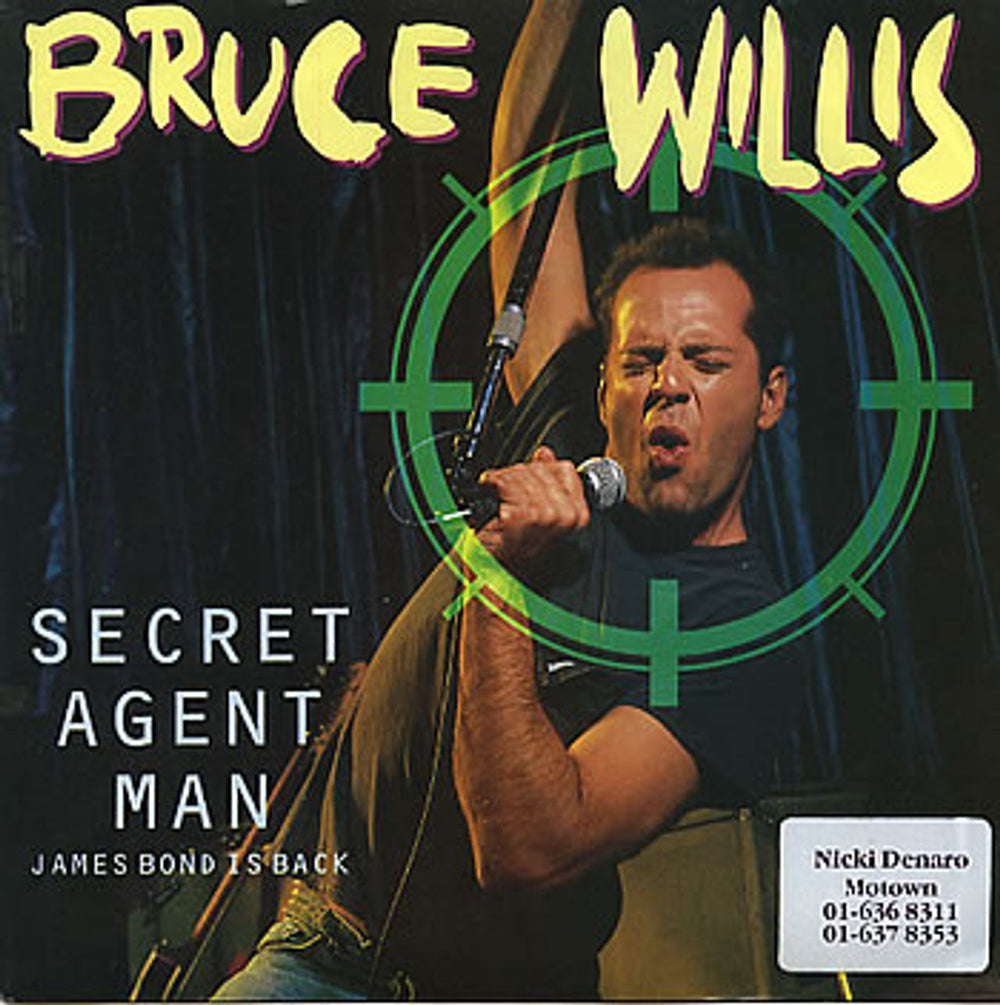 Bruce Willis Secret Agent Man UK 7" vinyl single (7 inch record / 45) ZB41437