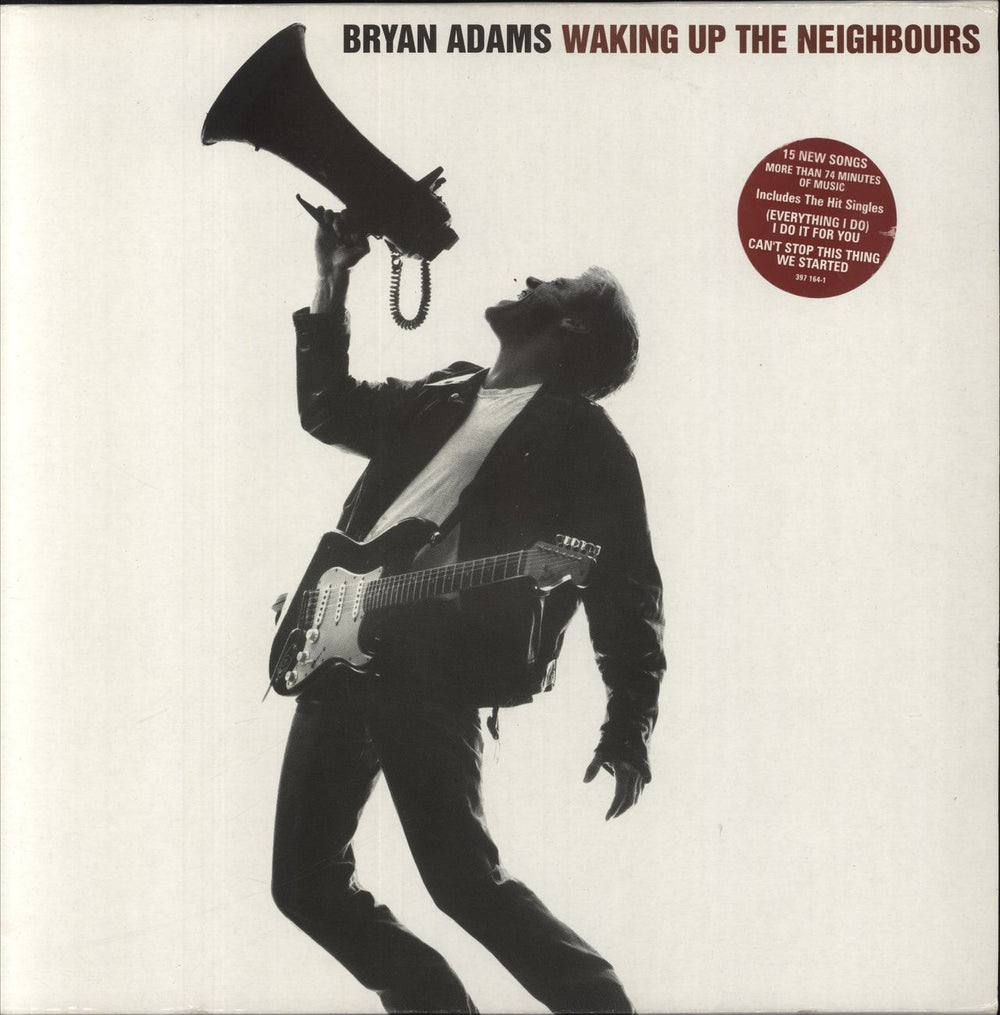 Bryan Adams Waking Up The Neighbours Dutch 2-LP vinyl record set (Double LP Album) 397164-1