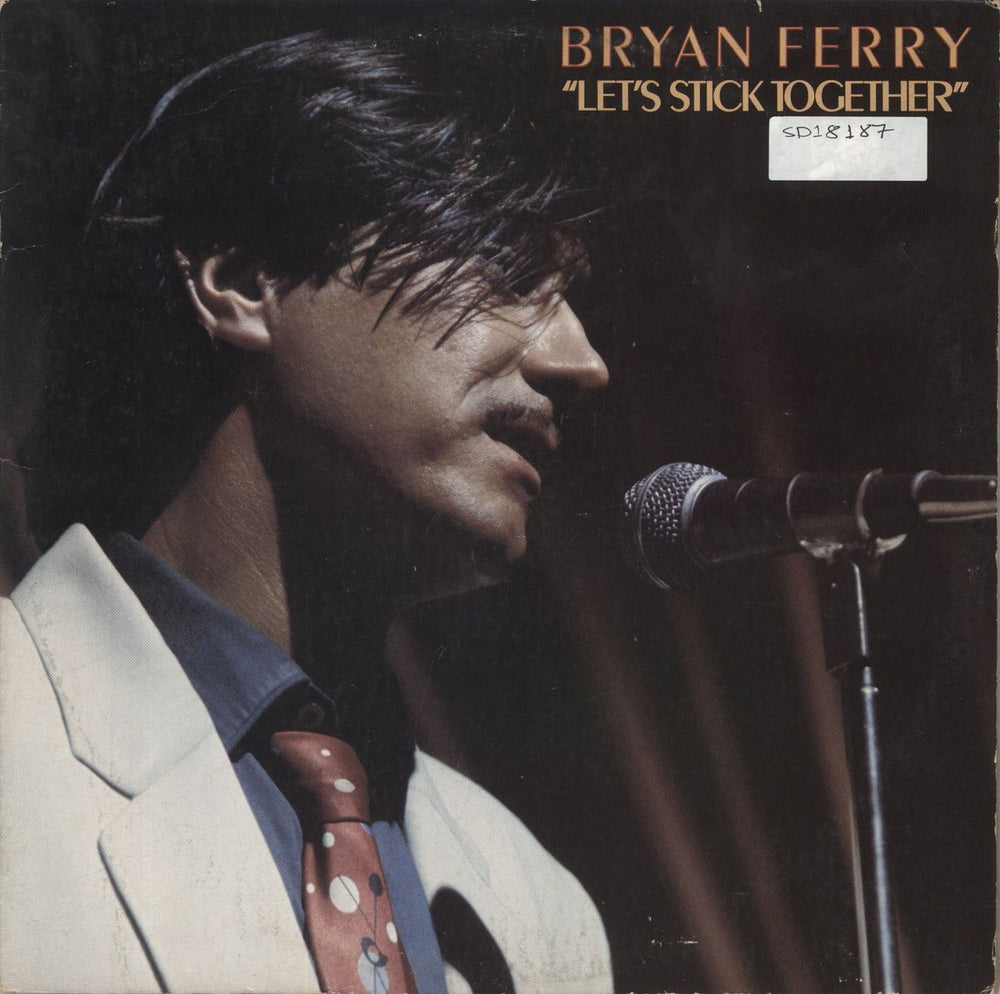 Bryan Ferry Let's Stick Together - EX US vinyl LP album (LP record) SD18187