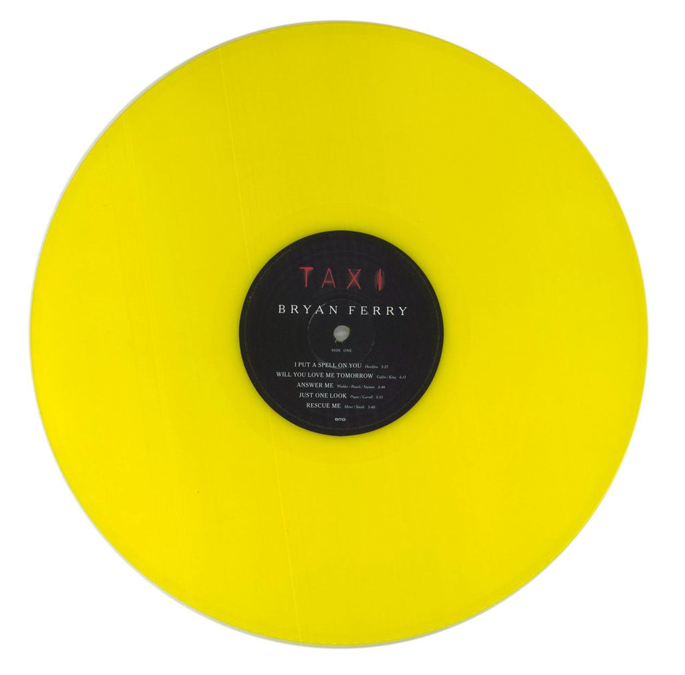Bryan Ferry Taxi - RSD22 - Yellow Vinyl UK vinyl LP album (LP record) FERLPTA859238