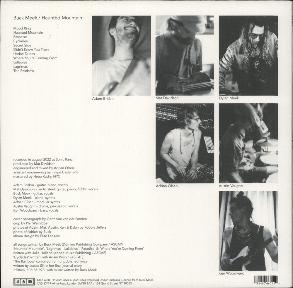 Buck Meek Haunted Mountain - Green Vinyl UK vinyl LP album (LP record) 191400060111