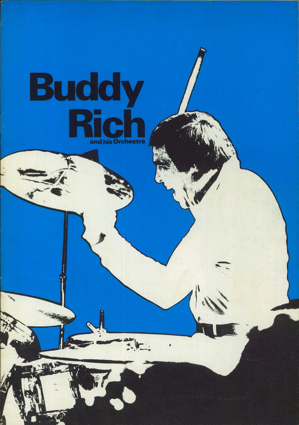 Buddy Rich Souvenir Brochure UK tour programme CONCERT PROGRAMME