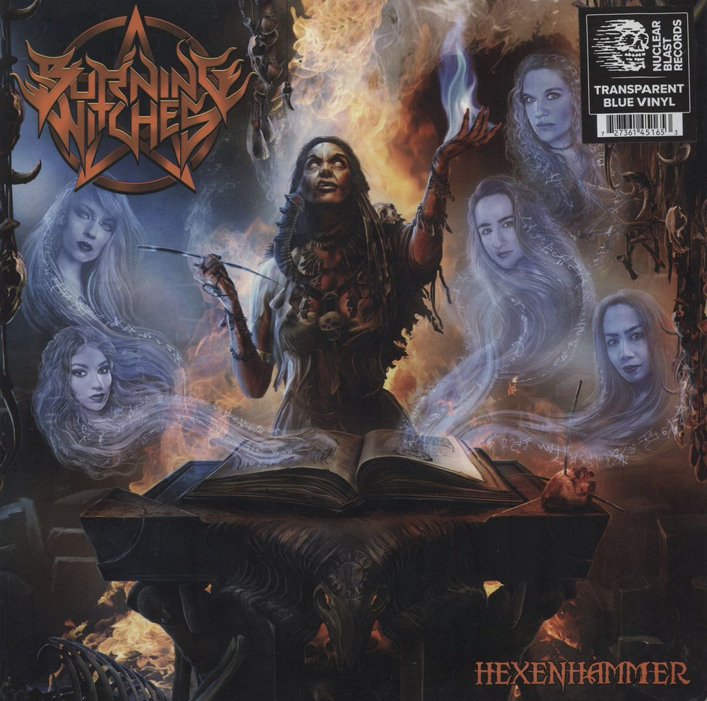 Burning Witches Hexenhammer - Blue Vinyl - Sealed German 2-LP vinyl record set (Double LP Album) 45165