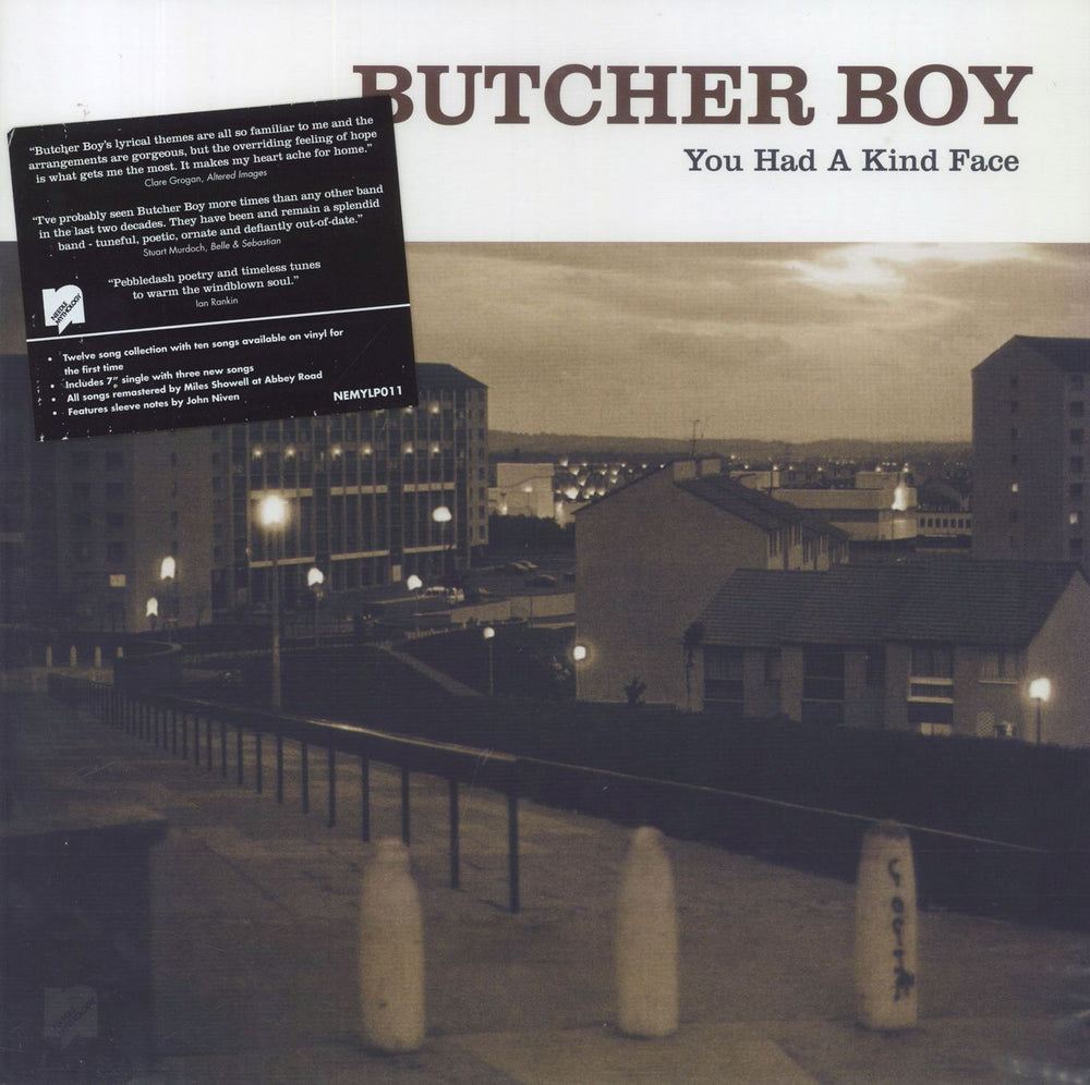 Butcher Boy You Had A Kind Face + Bonus 7" UK vinyl LP album (LP record) NEMYLP011