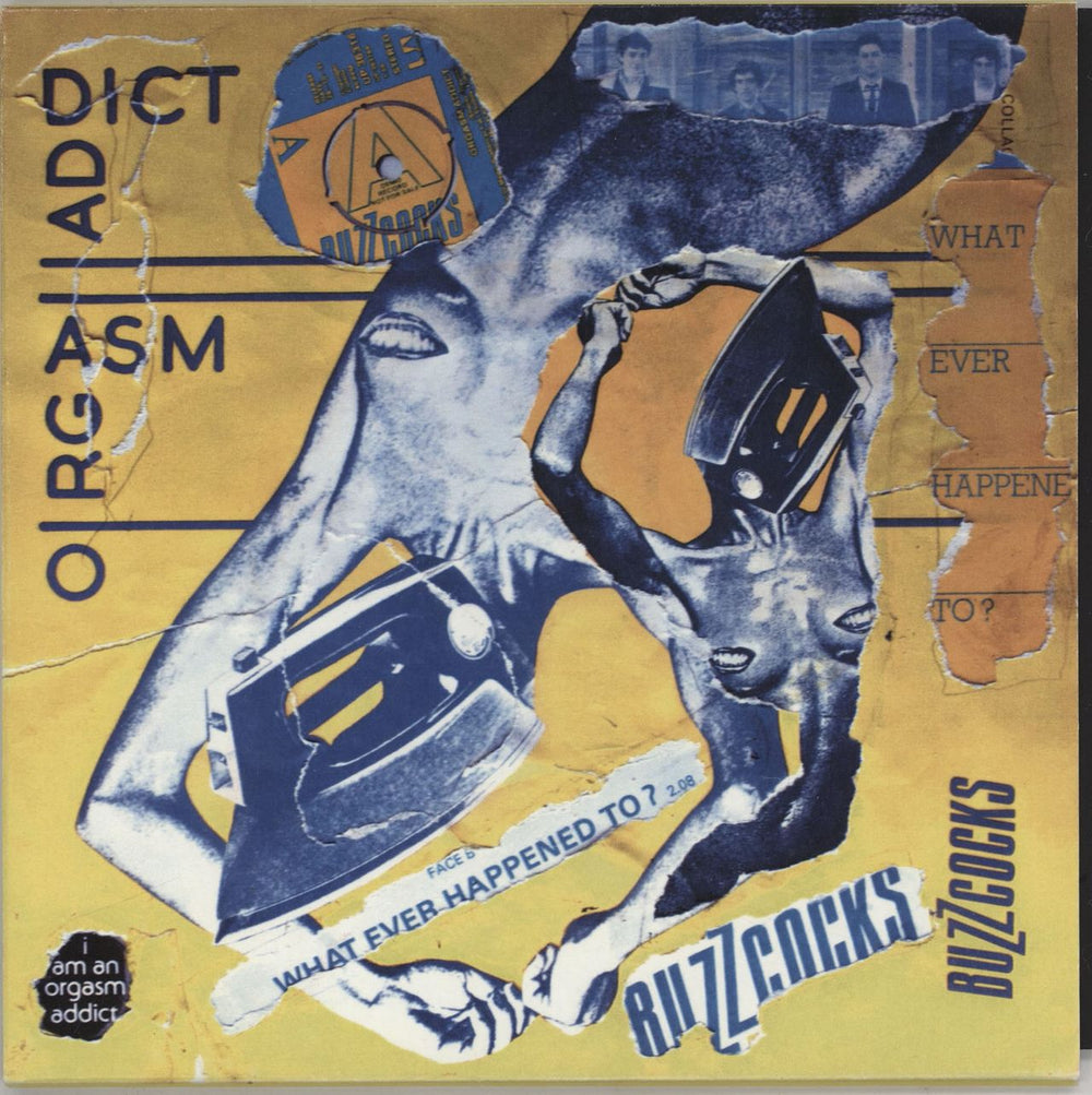 Buzzcocks Orgasm Addict - Punk Art Sleeve UK 7" vinyl single (7 inch record / 45) MAL-ONE-003