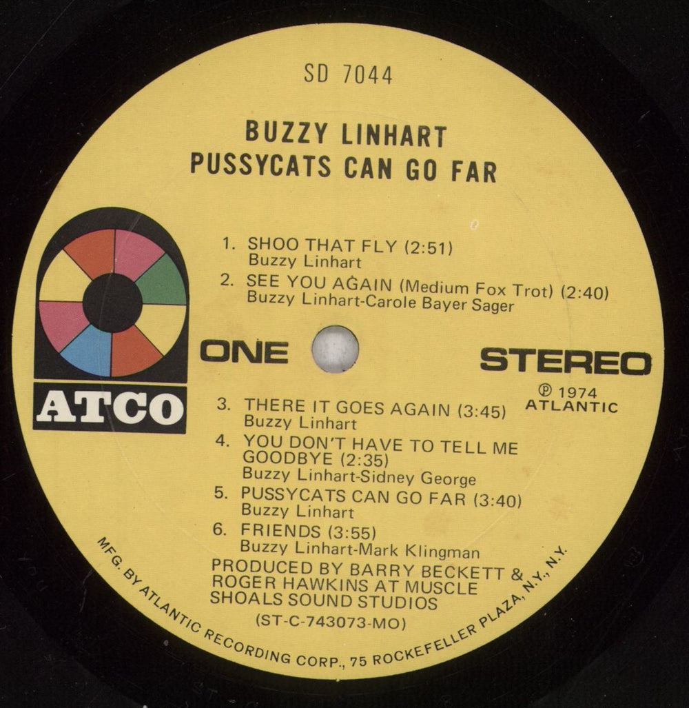 Buzzy Linhart Pussycats Can Go Far US vinyl LP album (LP record) F7-LPPU702062