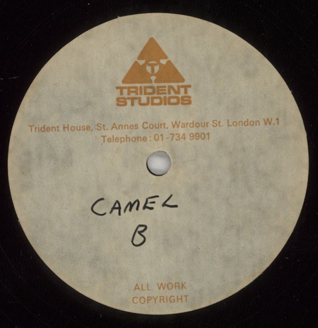 Camel Moonmadness UK acetate