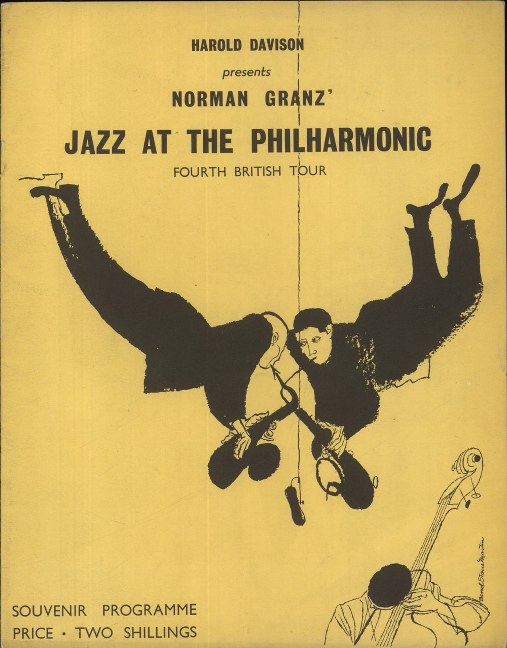 Cannonball Adderley Jazz At The Philharmonic UK tour programme TOUR PROGRAMME