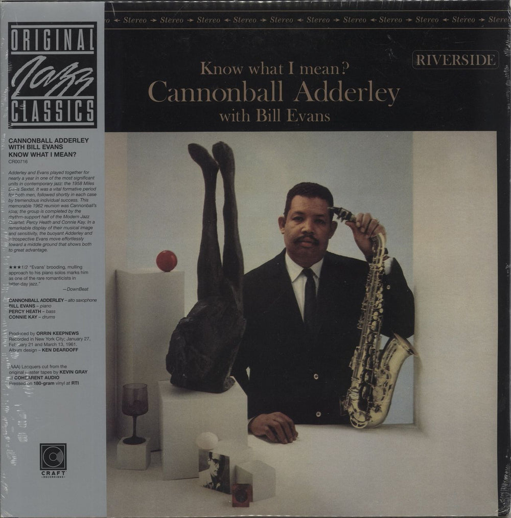 Cannonball Adderley Know What I Mean? - 180gm US vinyl LP album (LP record) CR00716