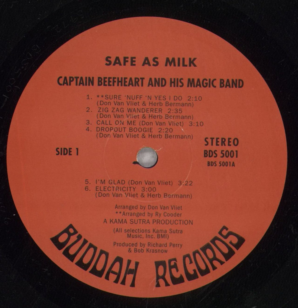 Captain Beefheart & Magic Band Safe As Milk - 180gm US vinyl LP album (LP record) CPTLPSA506216