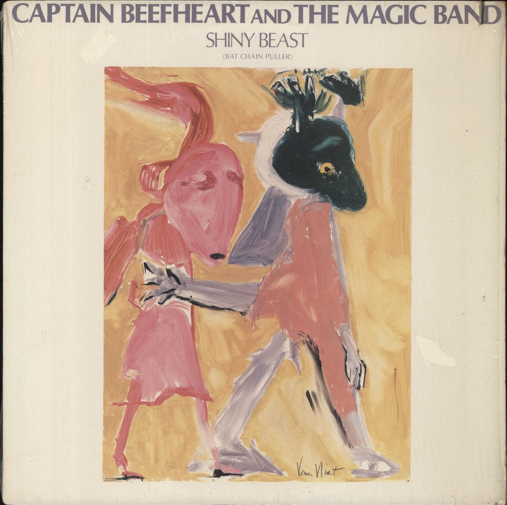 Captain Beefheart & Magic Band Shiny Beast (Bat Chain Puller) - Shrink US vinyl LP album (LP record) BSK3256