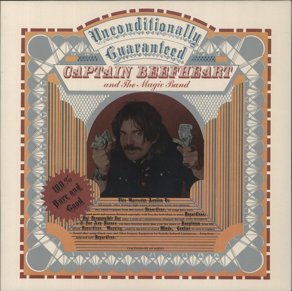 Captain Beefheart & Magic Band Unconditionally Guaranteed - RSD21 - 180gm Clear Vinyl UK vinyl LP album (LP record) 3544585