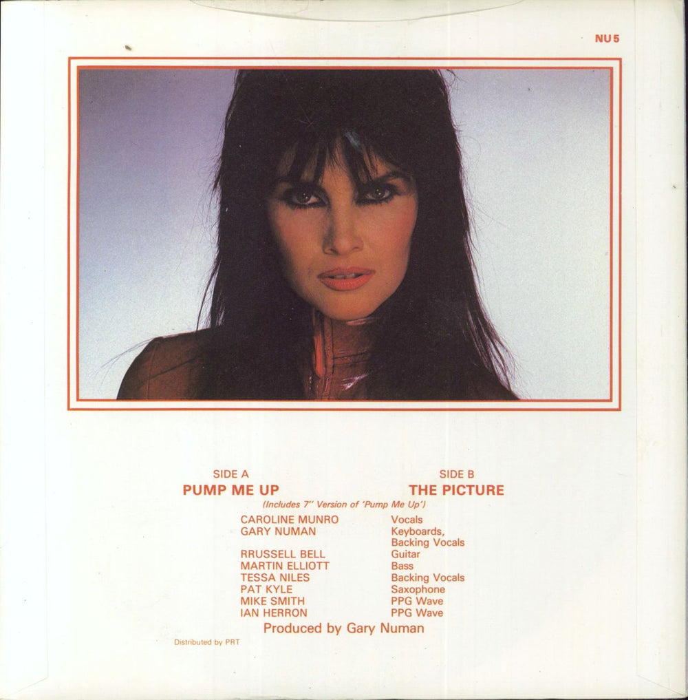 Caroline Munro Pump Me Up UK 7" vinyl single (7 inch record / 45)