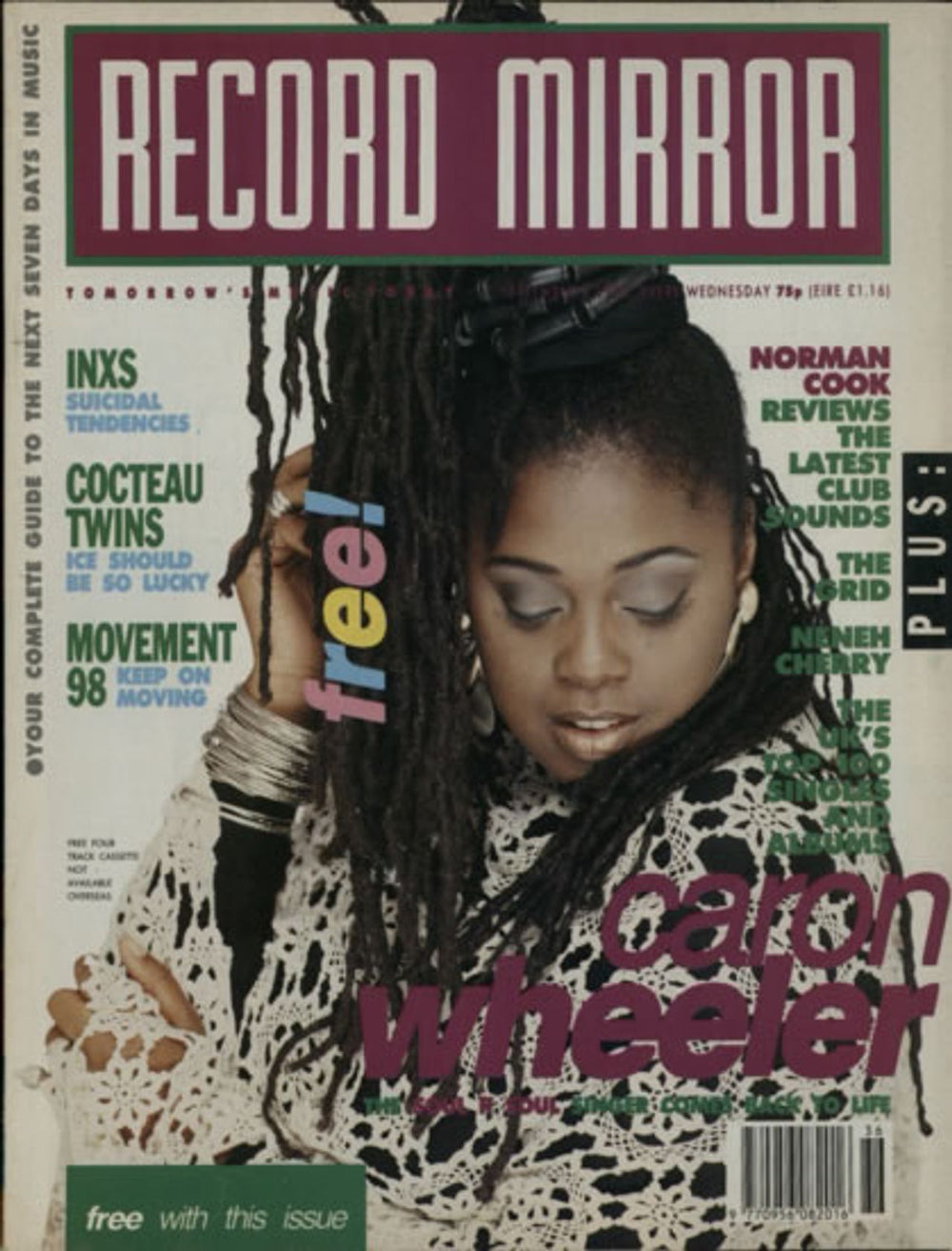 Caron Wheeler Record Mirror UK magazine SEPTEMBER 1990