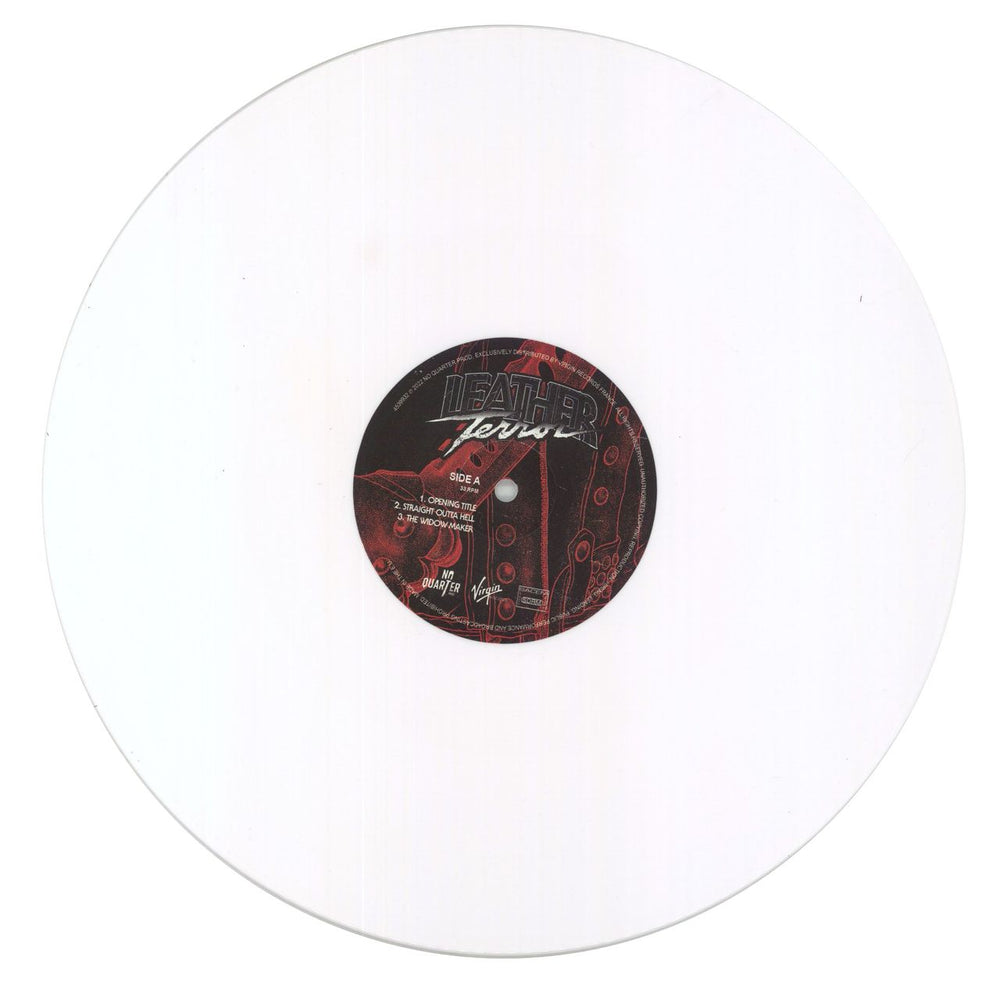 Carpenter Brut Leather Terror - White Vinyl UK 2-LP vinyl record set (Double LP Album) 4G92LLE859629