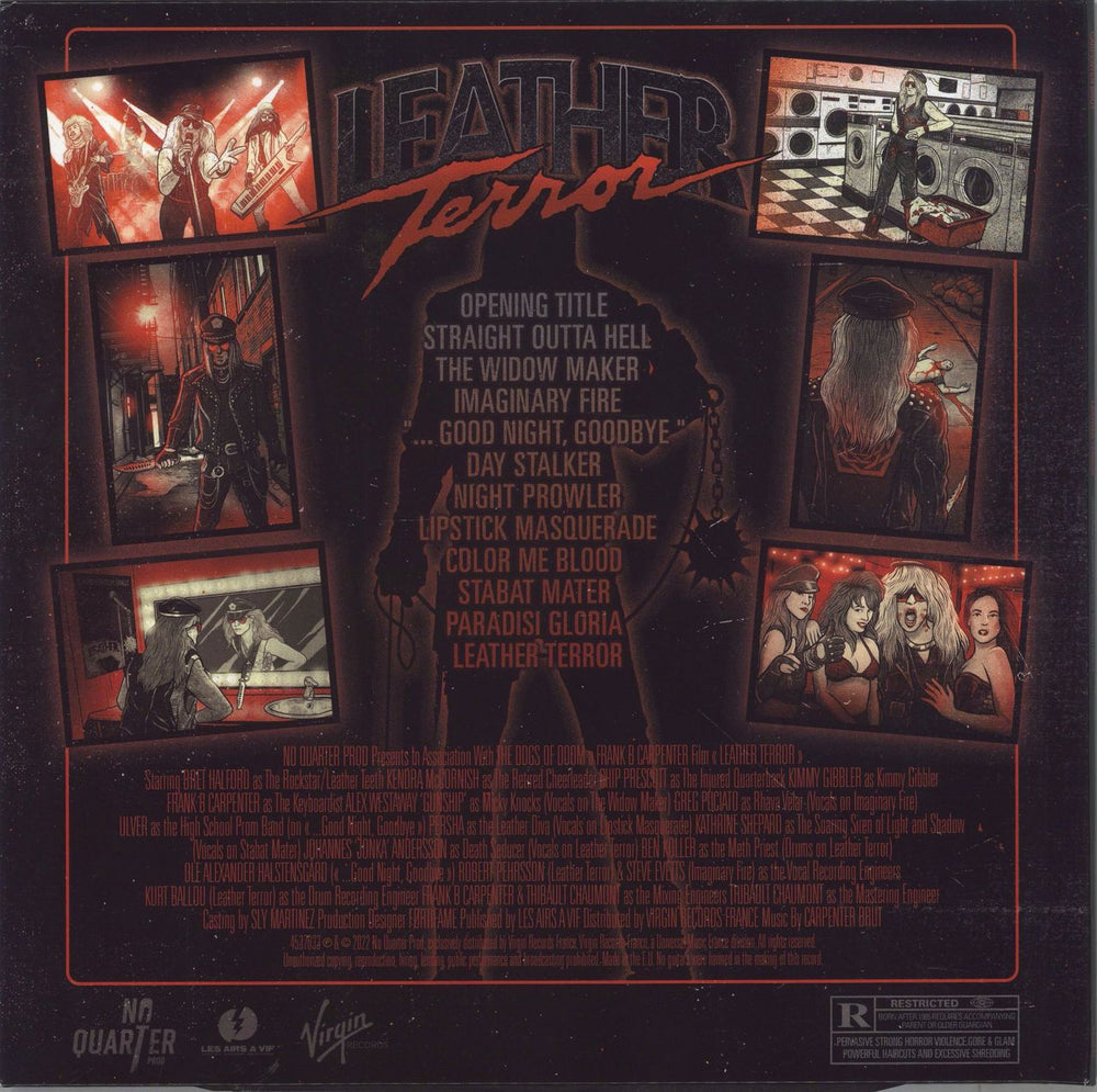 Carpenter Brut Leather Terror - White Vinyl UK 2-LP vinyl record set (Double LP Album) 602445376285