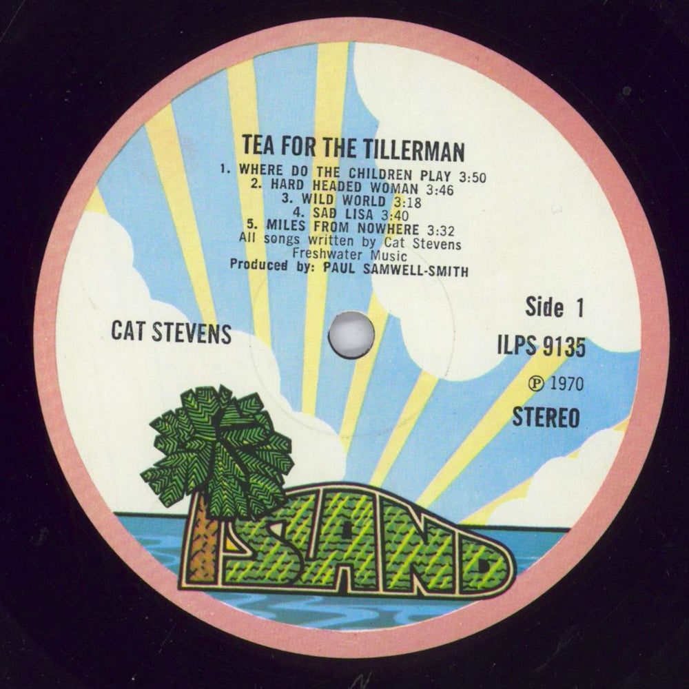 Cat Stevens Tea For The Tillerman - 2nd - EX UK vinyl LP album (LP record) CTVLPTE830117