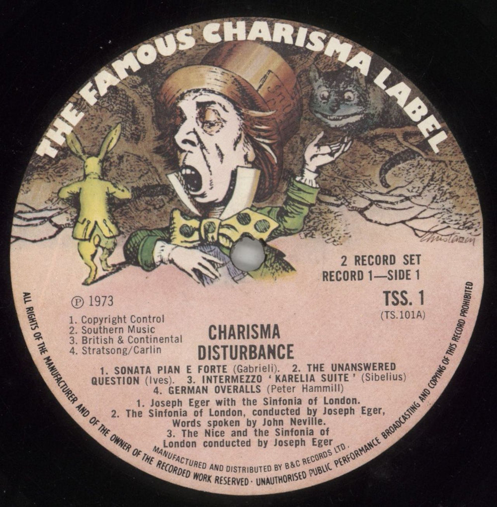 Charisma Records Charisma Disturbance UK 2-LP vinyl record set (Double LP Album) CM02LCH664279