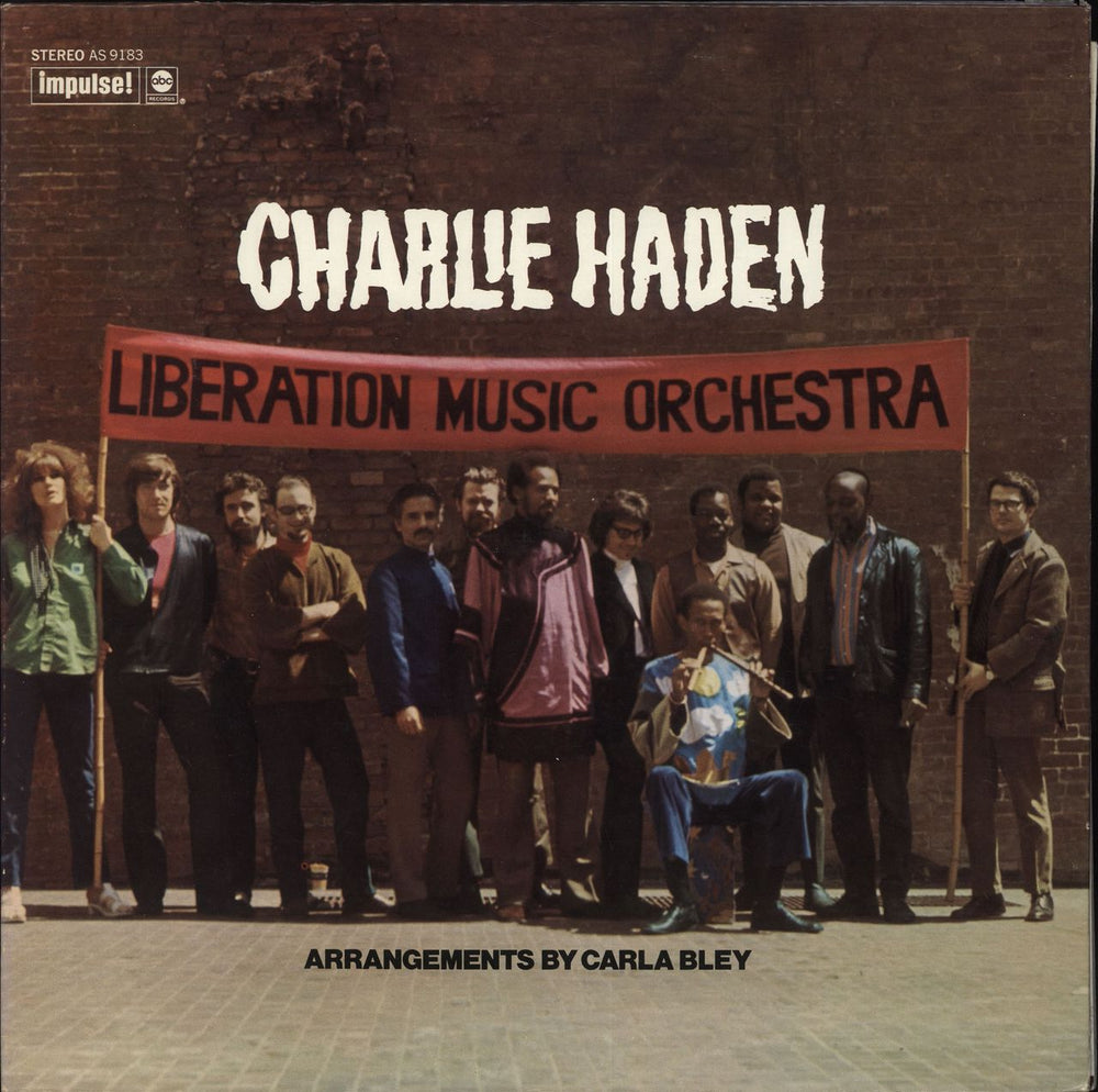 Charlie Haden Liberation Music Orchestra - 1st US vinyl LP album (LP record) AS-9183