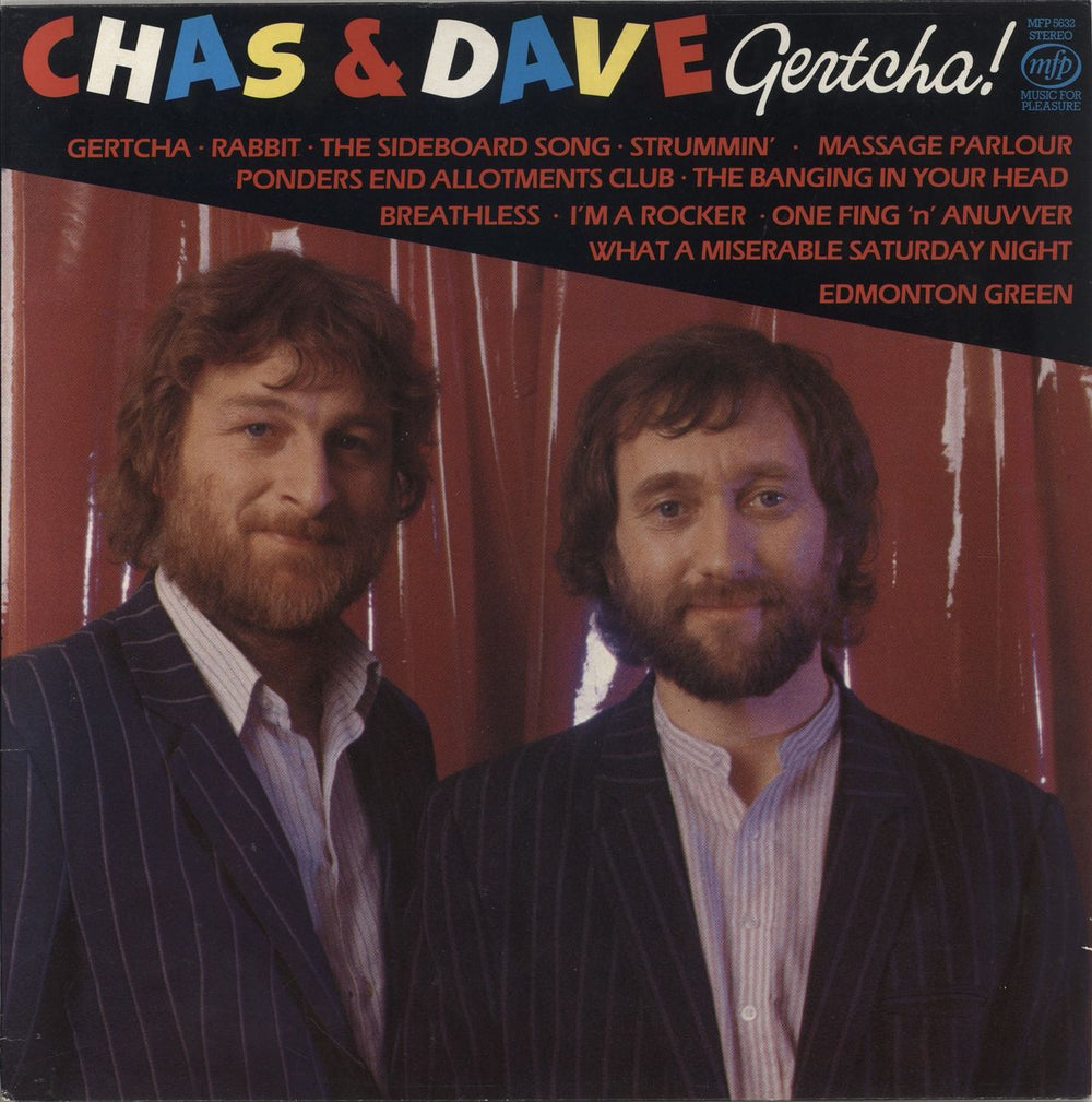 Chas & Dave Gertcha UK vinyl LP album (LP record) MFP5632