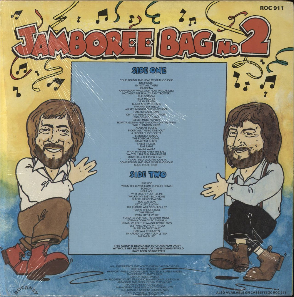 Chas & Dave Jamboree Bag No. 2 UK vinyl LP album (LP record)