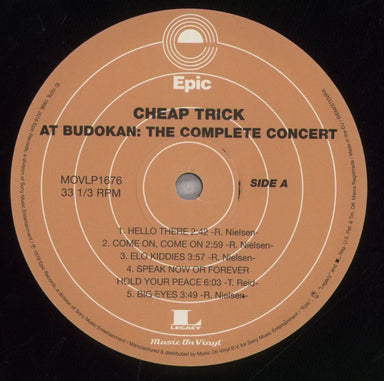 Cheap Trick At Budokan: The Complete Concert - RSD UK 2-LP vinyl record set (Double LP Album) CHP2LAT846070