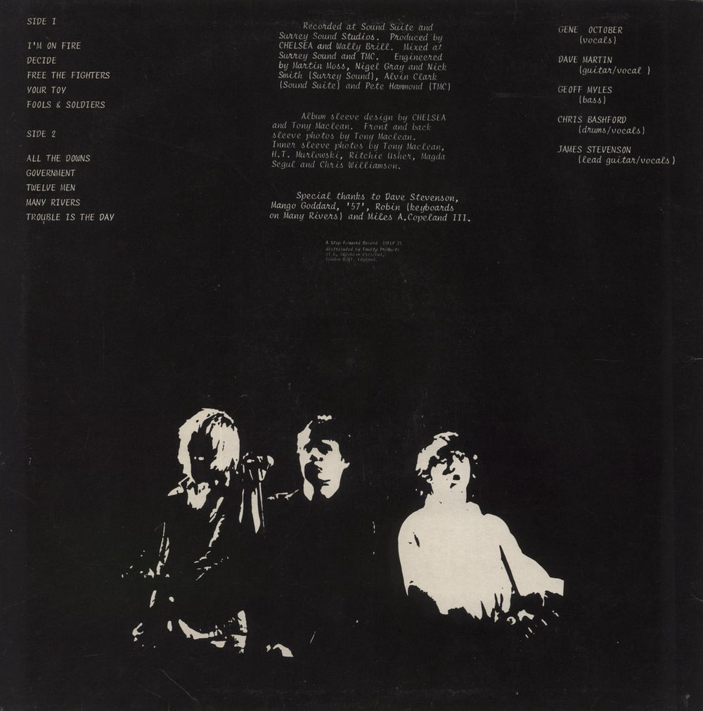 Chelsea Chelsea - VG UK vinyl LP album (LP record)