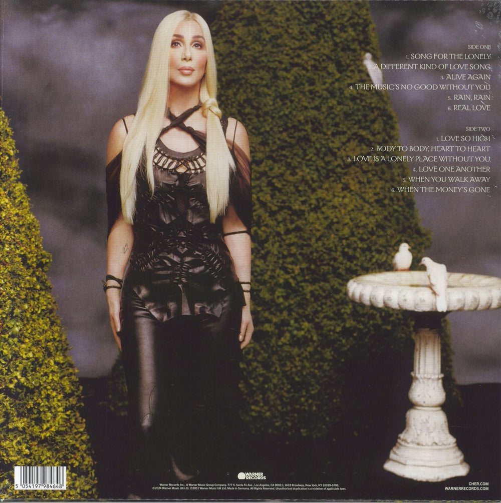 Cher Living Proof - Coke Bottle Green Vinyl UK vinyl LP album (LP record) 5054197984648