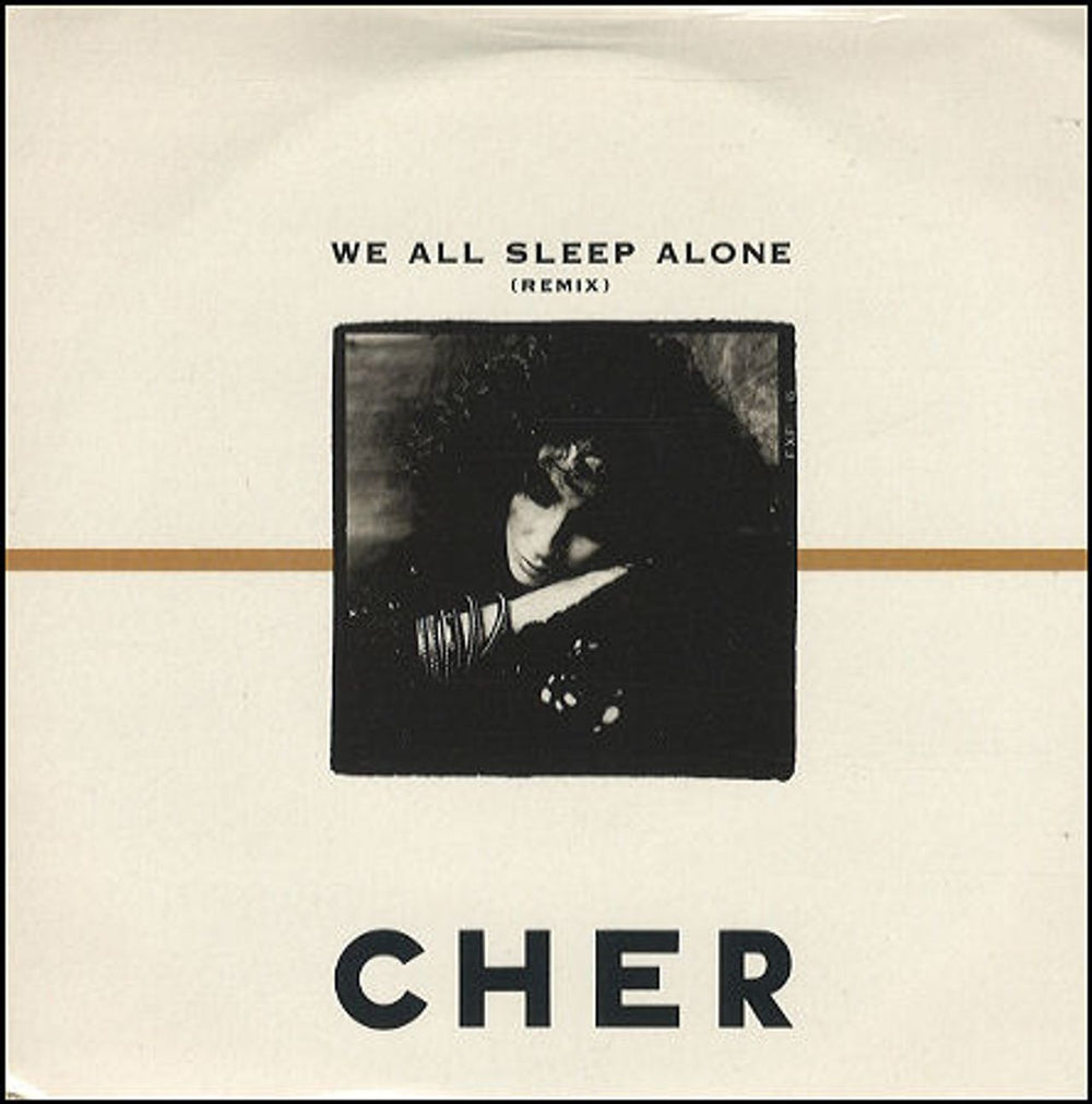 Cher We All Sleep Alone UK 7" vinyl single (7 inch record / 45) GEF35