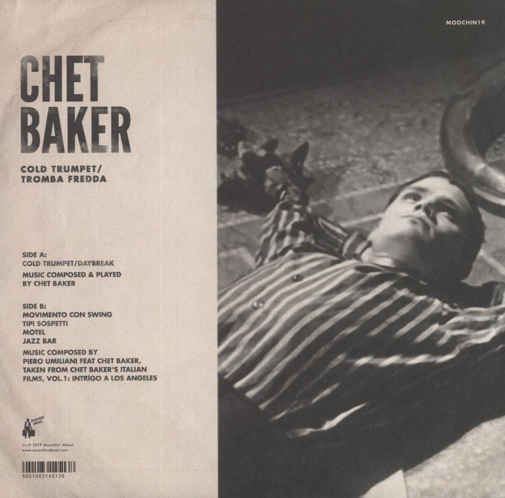 Chet Baker Cold Trumpet / Tromba Fredda - RSD19 US 10" vinyl single (10 inch record) 5051083145138