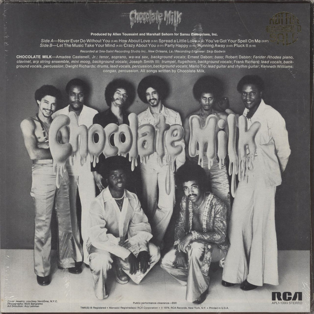 Chocolate Milk Chocolate Milk - Gold Stamped Promo US Promo vinyl LP album (LP record)