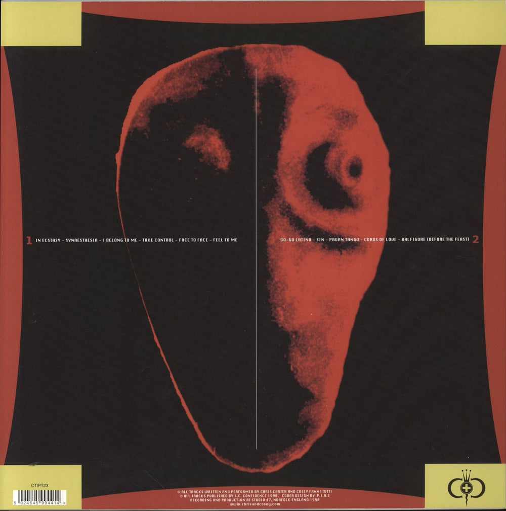 Chris & Cosey Pagan Tango - Red Vinyl Dutch vinyl LP album (LP record) 5024545994414