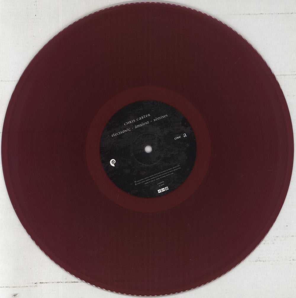 Chris Carter Electronic Ambient Remixes One UK 2-LP vinyl record set (Double LP Album) Y7X2LEL861001