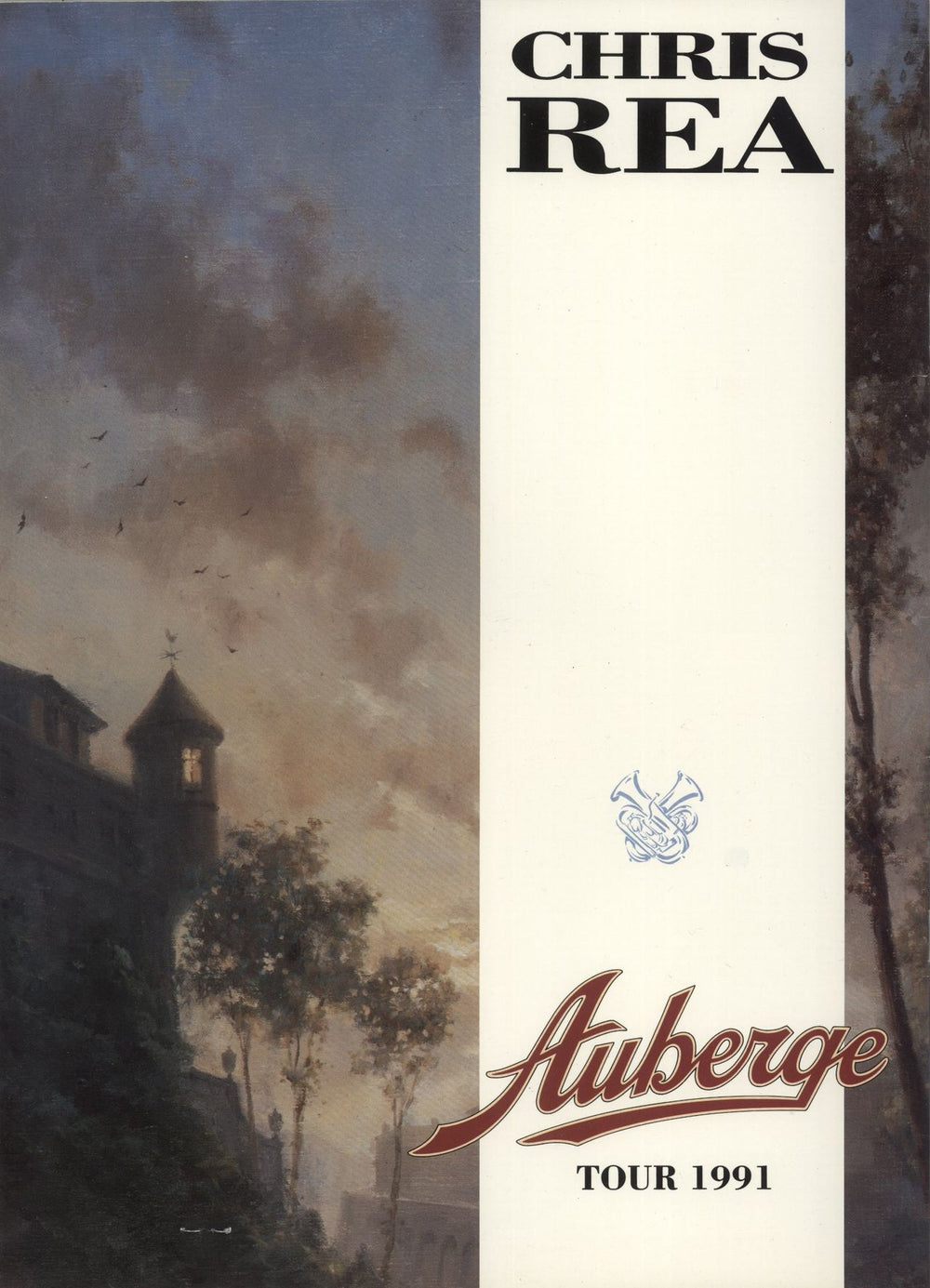 Chris Rea Auberge Tour Programme UK tour programme