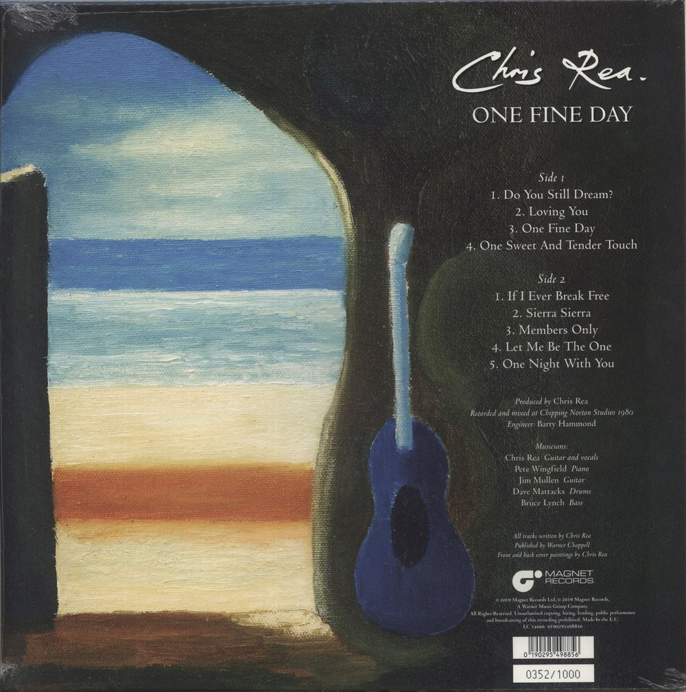 Chris Rea One Fine Day + CD - Sealed UK vinyl LP album (LP record) 190295498856