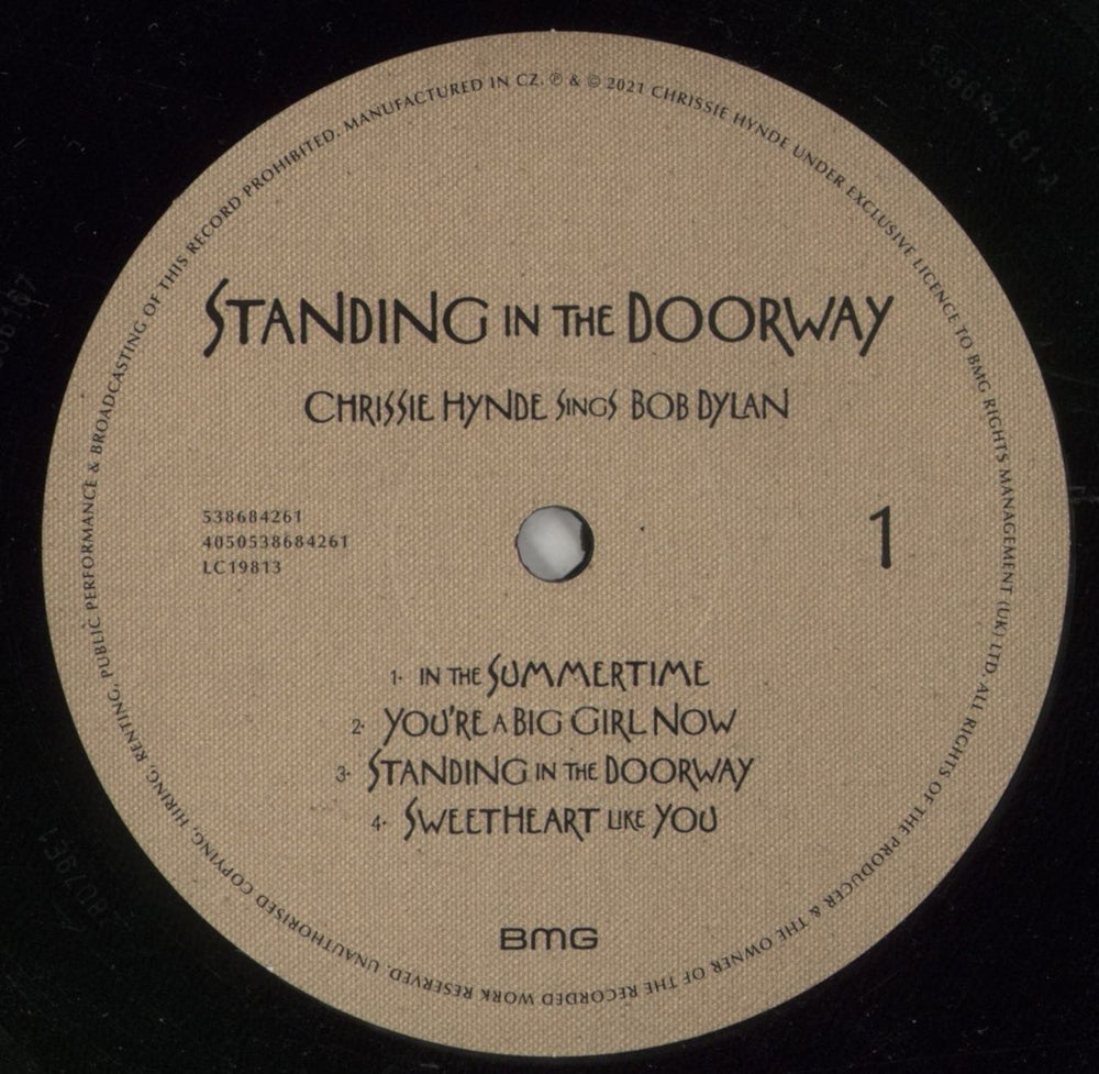 Chrissie Hynde Standing In The Doorway: Chrissie Hynde Sings Bob Dylan - 180gm UK vinyl LP album (LP record) HYNLPST866934