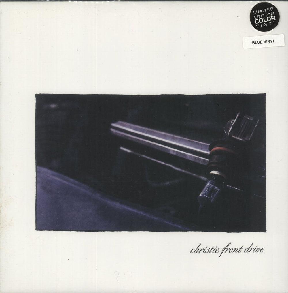Christie Front Drive Christie Front Drive - Blue Vinyl US Promo vinyl LP album (LP record) MBL158-1