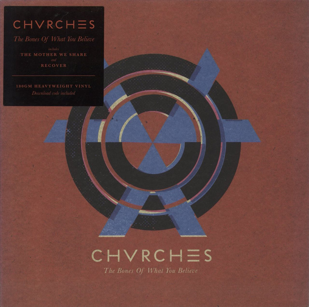 Chvrches The Bones Of What You Believe US vinyl LP album (LP record) GLS-0147-01