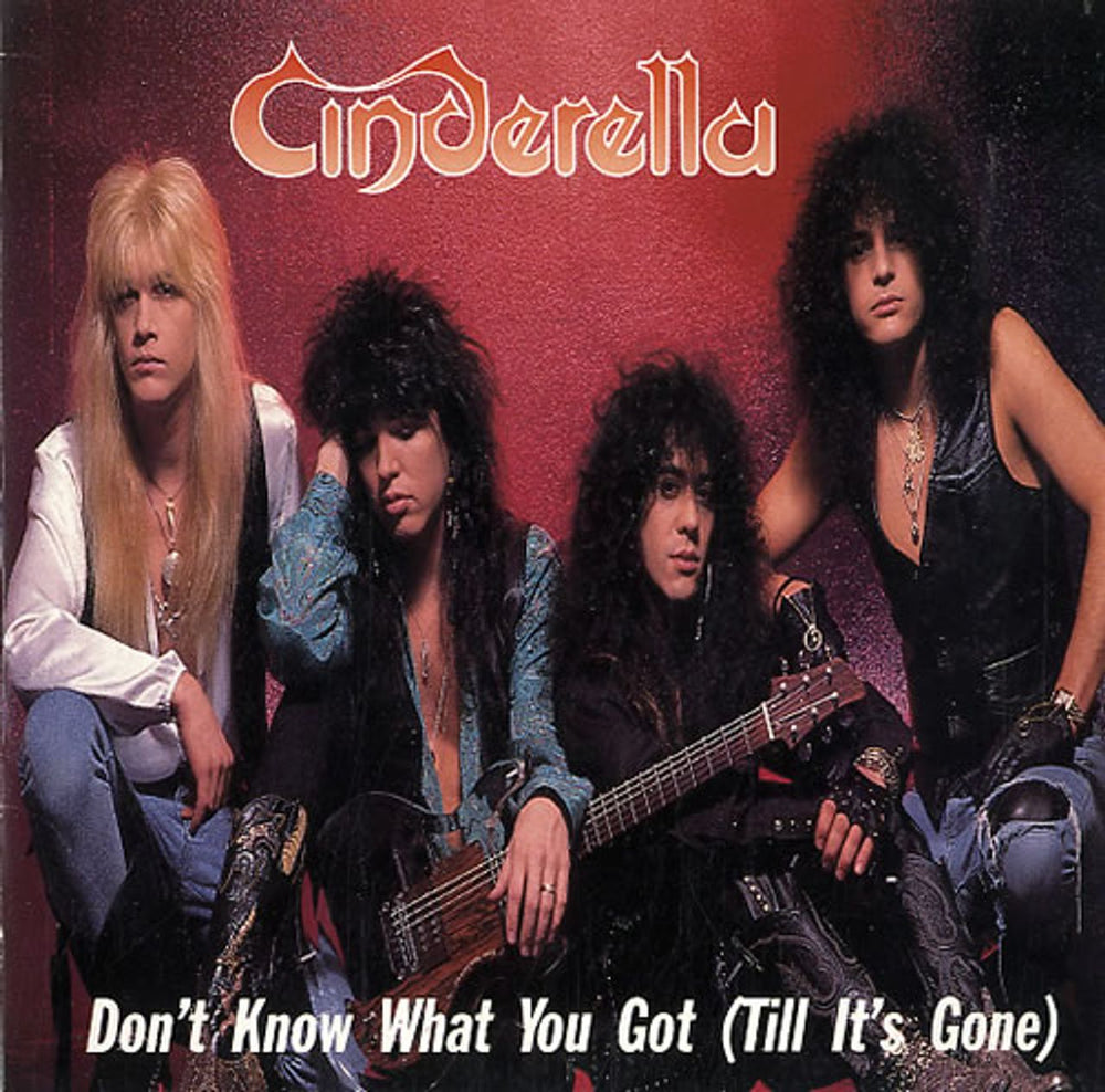 Cinderella Don't Know What You Got UK 7" vinyl single (7 inch record / 45) VER43