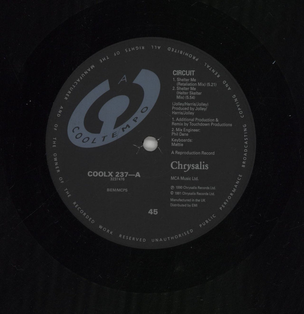 Circuit Shelter Me-The Mixes UK 12" vinyl single (12 inch record / Maxi-single) FQX12SH859224