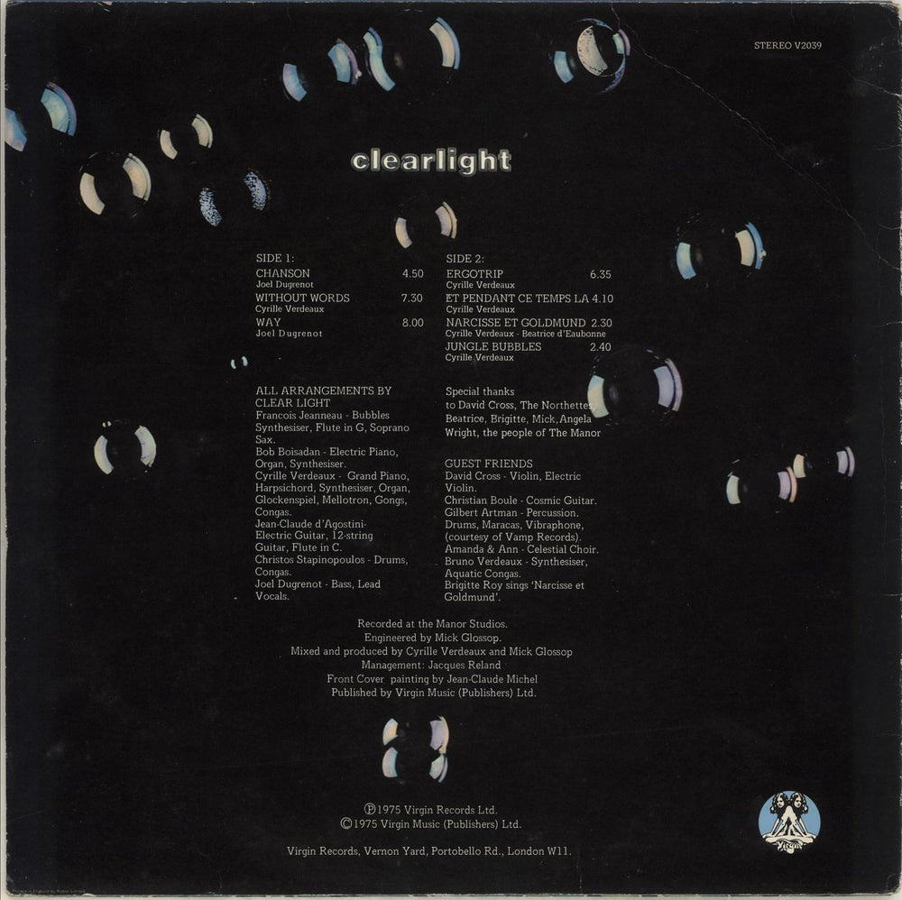 Clearlight Forever Blowing Bubbles - 1st - EX UK vinyl LP album (LP record)