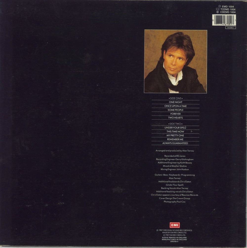 Cliff Richard Always Guaranteed UK vinyl LP album (LP record) 077774670517