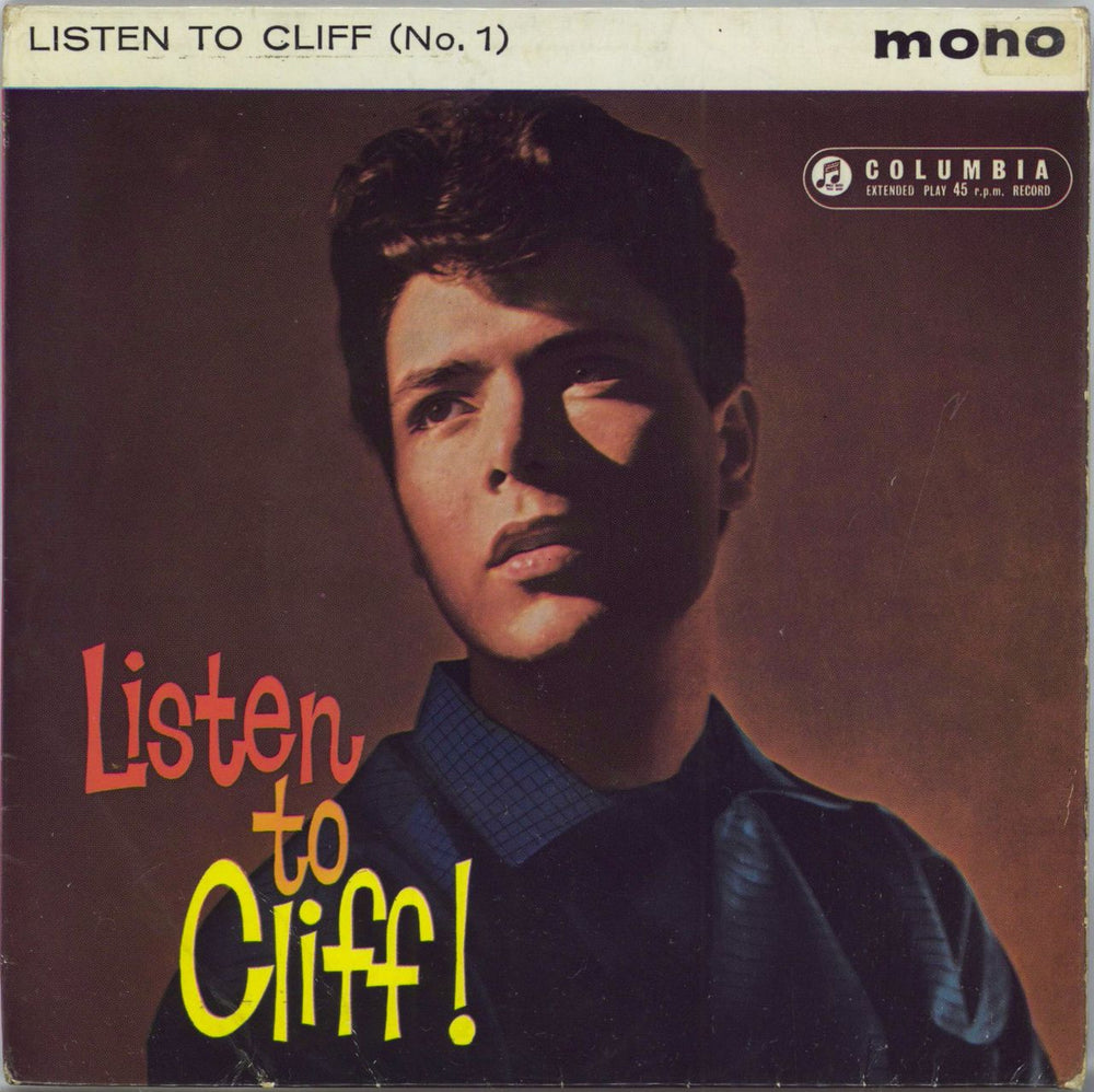 Cliff Richard Listen To Cliff (No.1) - VG UK 7" vinyl single (7 inch record / 45) SEG8105