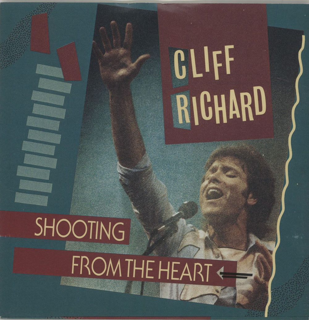 Cliff Richard Shooting From The Heart UK 7" vinyl single (7 inch record / 45) RICH1