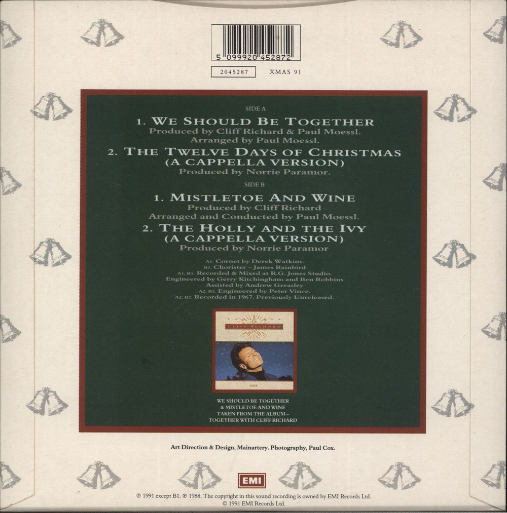 Cliff Richard We Should Be Together EP UK 7" vinyl single (7 inch record / 45) 5099920452872