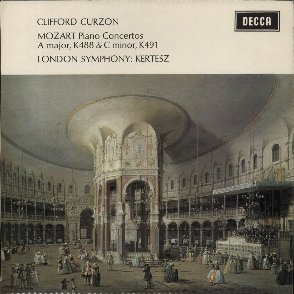 Clifford Curzon Mozart: Piano Concertos Nos. 23 & 24 - WB UK vinyl LP album (LP record) SXL6354