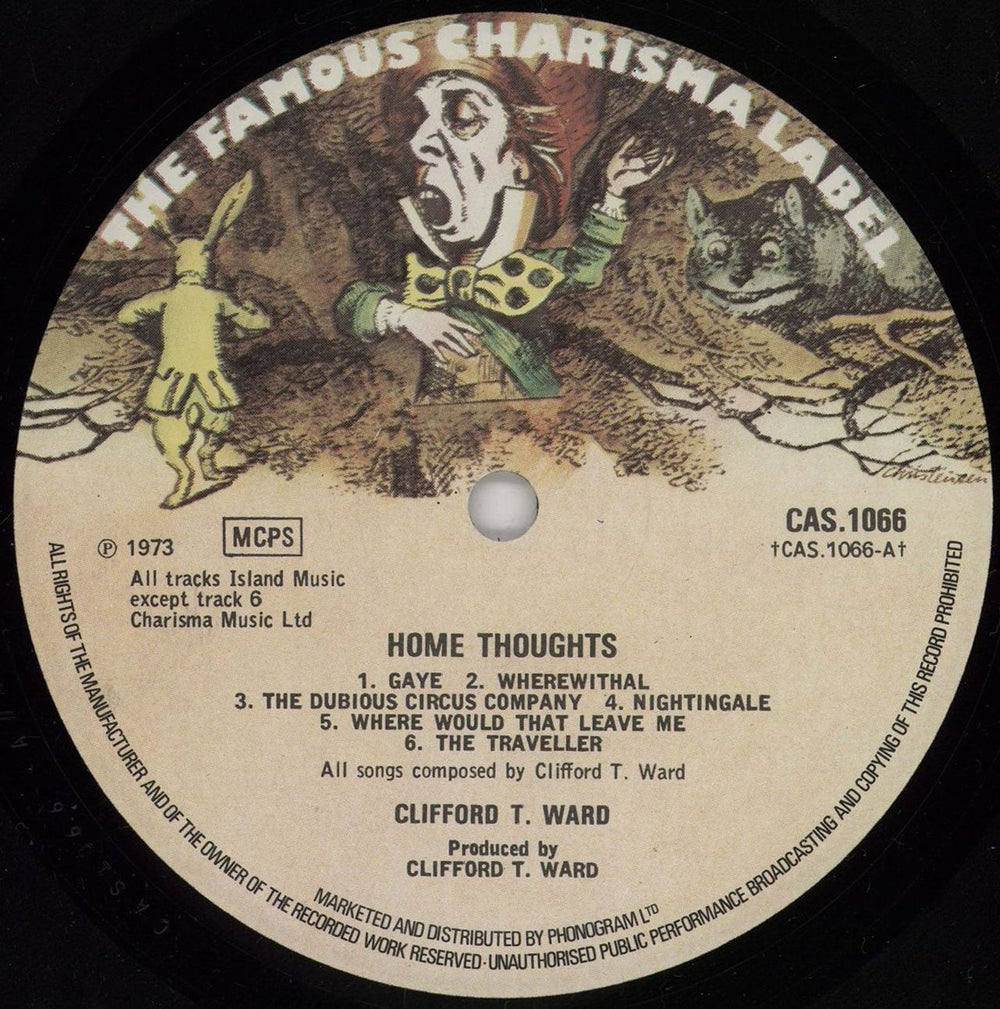 Clifford T. Ward Home Thoughts - 2nd UK vinyl LP album (LP record) CTWLPHO578266